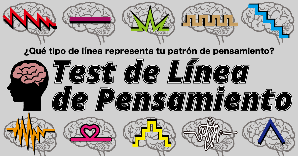 Test de Línea de Pensamiento | ¿Qué tipo de línea representa tu patrón de pensamiento?